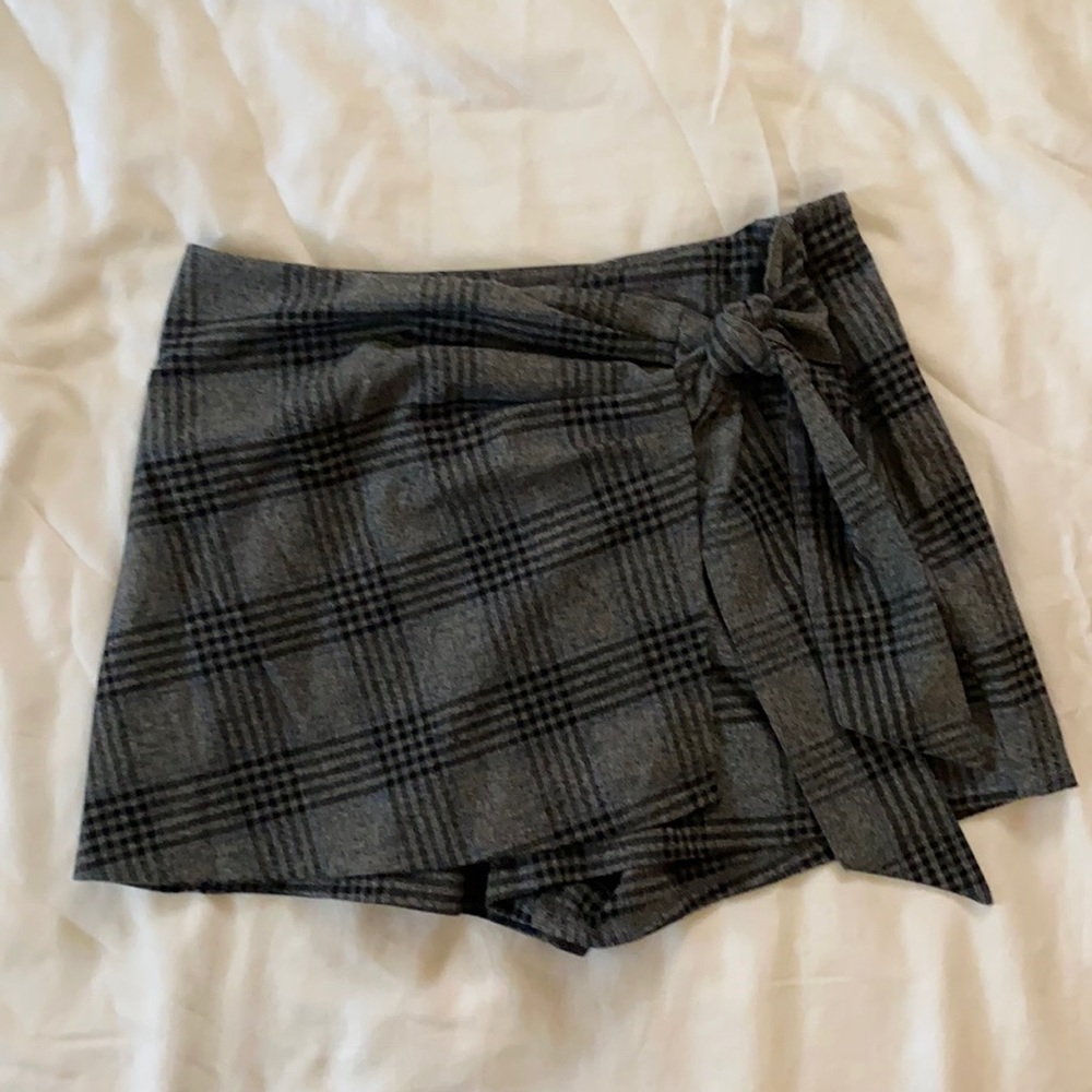 Abercrombie and Fitch Skort Gry Mini Sz Medium